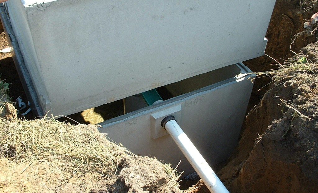 Joining Seams on Septic Tanks