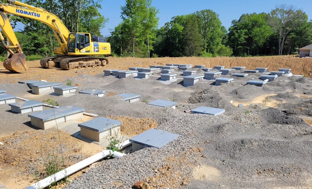 Secondary Treatment Units Specified for Subdivision's Onsite Wastewater Treatment