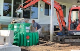 Norweco Singulair Unit and Presby Enviro-Septic Dispersal System Solve Tricky Install for Adirondack Septic Tank