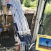 Instrument helps calculate depth and grade for septic installations