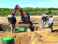 Geiger Septic Service Helps With Feel-Good Project on a Storm-Damaged Property