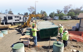 Frank’s Septic Services Installs Big Tanks, Thousands of Feet of Dripline and UV System in Campground Project